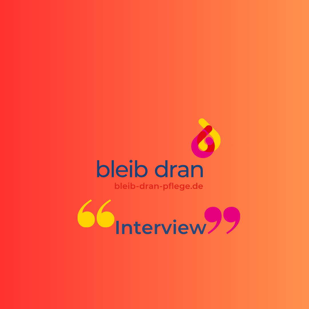bleib dran Pflege-Projekt, Logo, Interview, Bremen